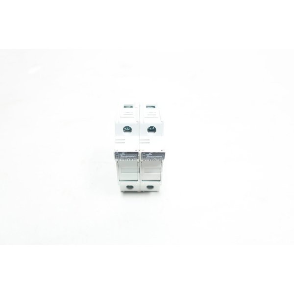 Eaton Bussmann Fuse Holder, 0 to 30A Amp Range, 600V AC/DC Volt Rating, 2 Poles, Clamp/Spade Lug CHCC2DU